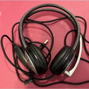 -HEADSET iMicro IMME282 Noise Cancelling USB Dual w/Adjustable Microphone